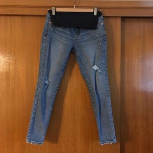 Gap skinny maternity jeans